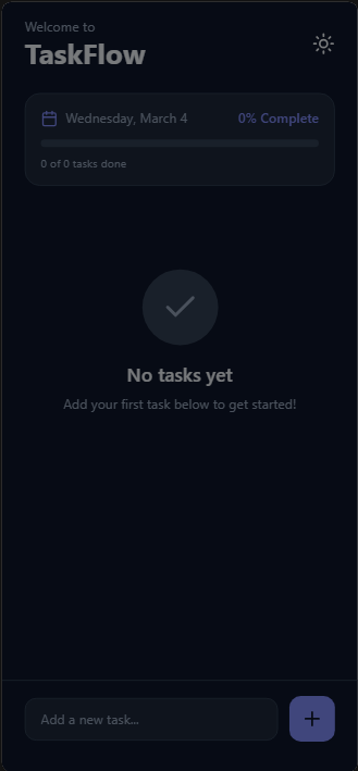 TaskFlow - aplikacja mobilna do zarządzania zadaniami stworzona z pomocą AI